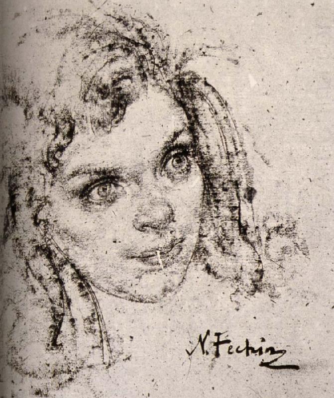 Young Girl, Nikolay Fechin